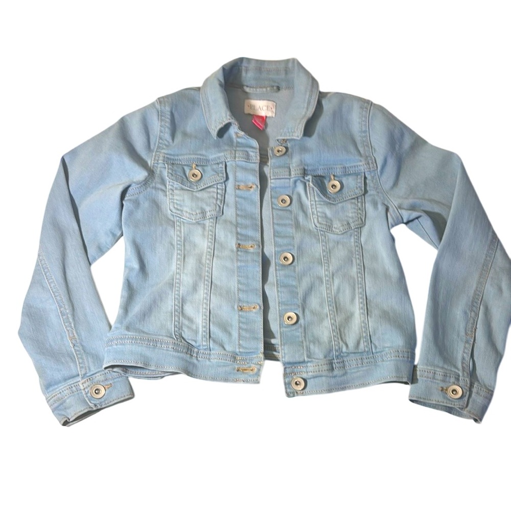 Light Blue Denim Kids Jacket
